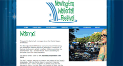 Desktop Screenshot of newingtonwaterfallfestival.com